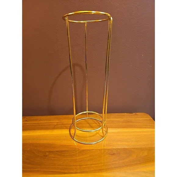 Pioneer Woman Merry Meadow 5-Piece 12.5oz Stoneware Stacking Mugs w/ Gold Rack - Picture 7 of 10